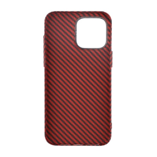 iPhone 15 Pro Max Mobilskal i Kolfiber - Röd Red