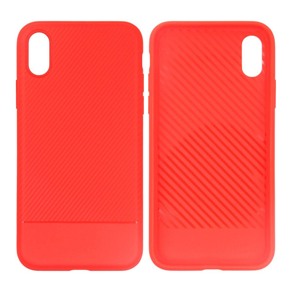 Mobilskal TPU iPhone X/XS - Röd Röd