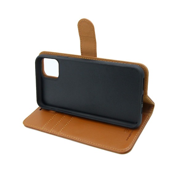 iPhone 11 Pro Max Plånboksfodral med Avtagbart Skal - Brun Brun