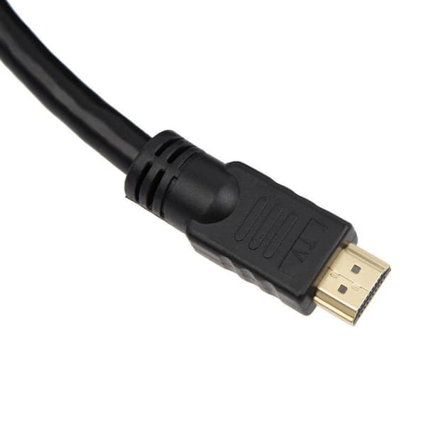 iiglo HDMI-kabel 15 m, Svart - Nyskick sort