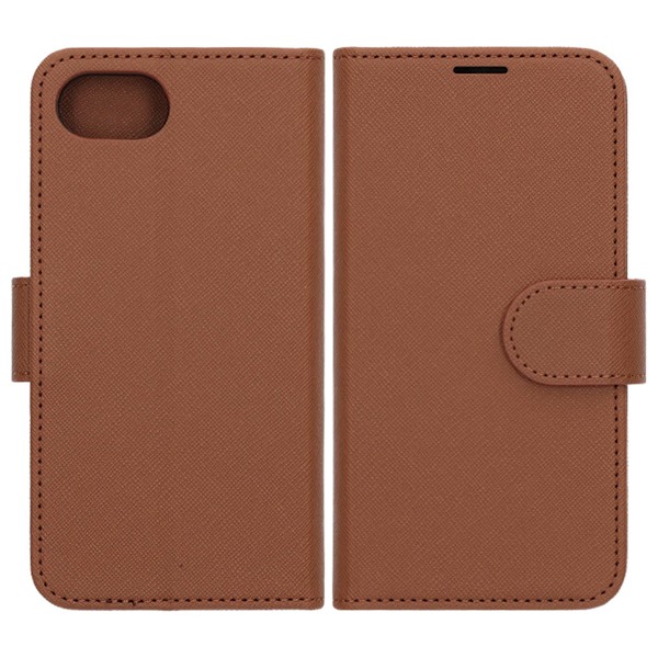 iPhone 16 Plånboksfodral med Stativ - Brun Brown