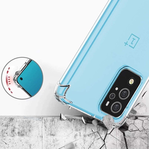 Stöttåligt Mobilskal OnePlus 9 Pro - Transparent Transparent