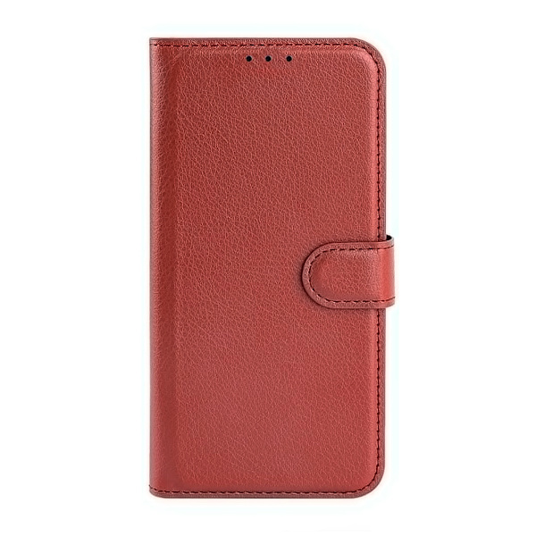 Samsung Galaxy S24 Ultra Plånboksfodral med Stativ - Brun Brown