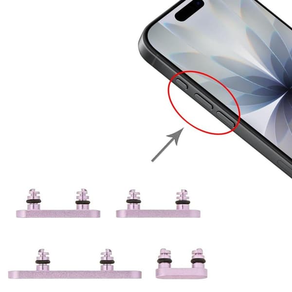 Knappsats för iPhone 17 - Lavendel Lavender