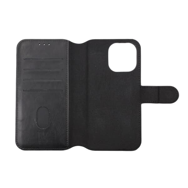 iPhone 13 Pro Plånboksfodral Magnet Rvelon - Svart Black