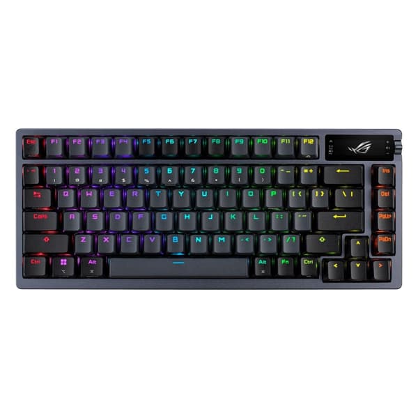 ASUS ROG Azoth Tradlost Gamingtangentbord med OLED display Nyskick