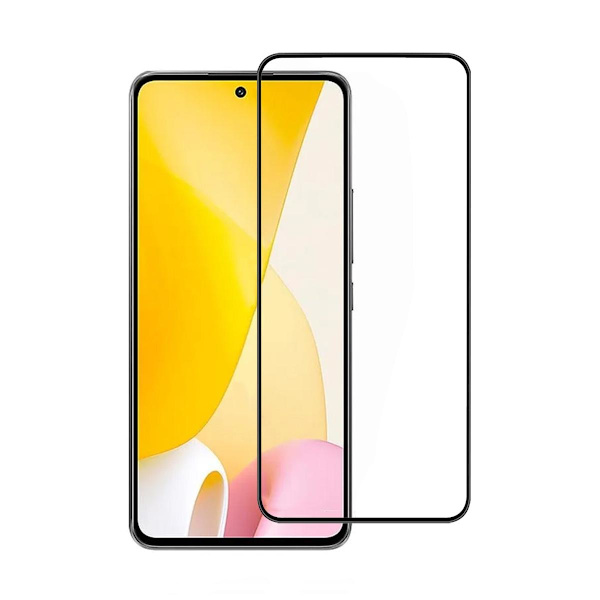 Skärmskydd Xiaomi 12 Lite - 3D Härdat Glas - Svart Svart