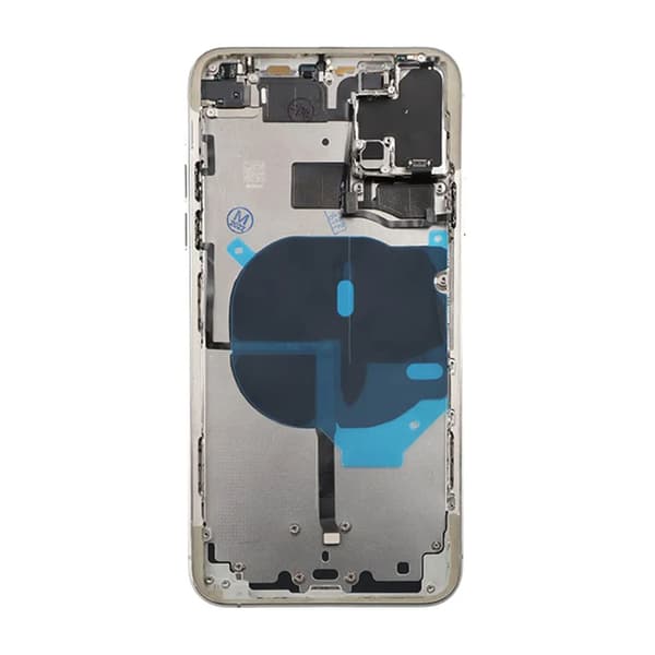 iPhone 11 Pro Max Baksida Komplett OEM med Smådelar - Silver Silver