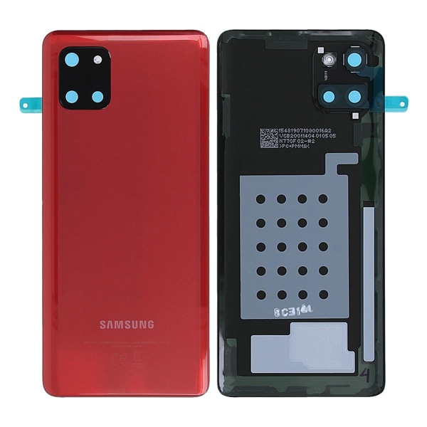 Samsung Galaxy Note 10 Lite (SM-N770F) Baksida Original - Röd Röd
