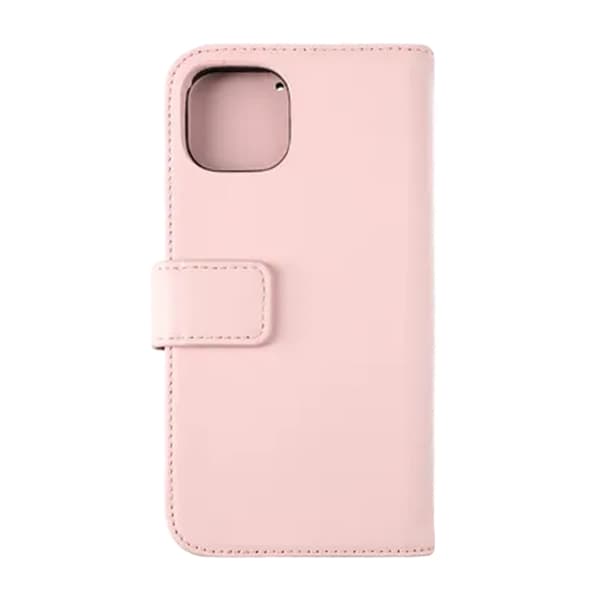 Rvelon Plånboksfodral Läder för iPhone 12 och 12 Pro - Rosa Old pink