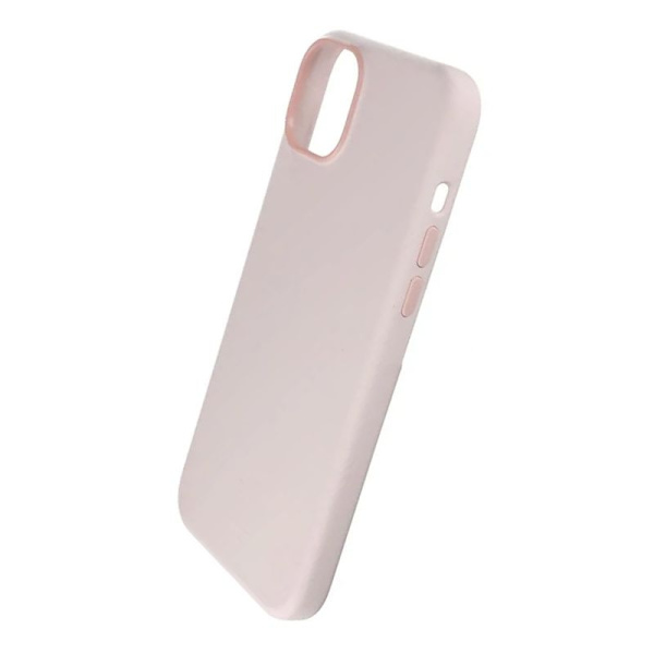 iPhone 15 Plus Silikonskal Rvelon MagSafe - Rosa Ljusrosa
