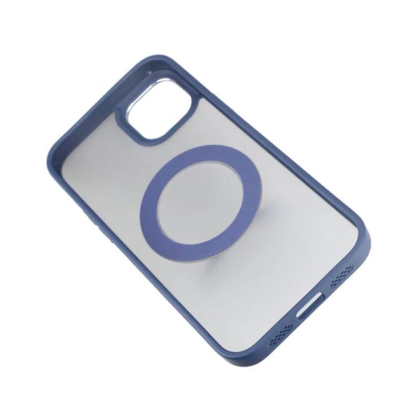 iPhone 15 Skal med MagSafe Stativ Rvelon - Blå Blue