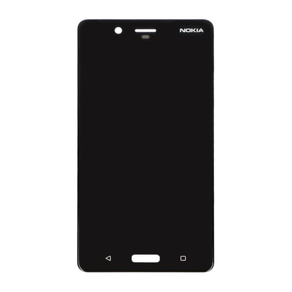 Nokia 8 LCD Display - Svart svart