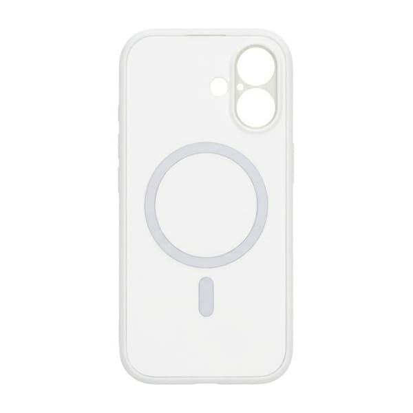 Slimmat MagSafe-skal med kameraskydd för iPhone 17 - Vit vit