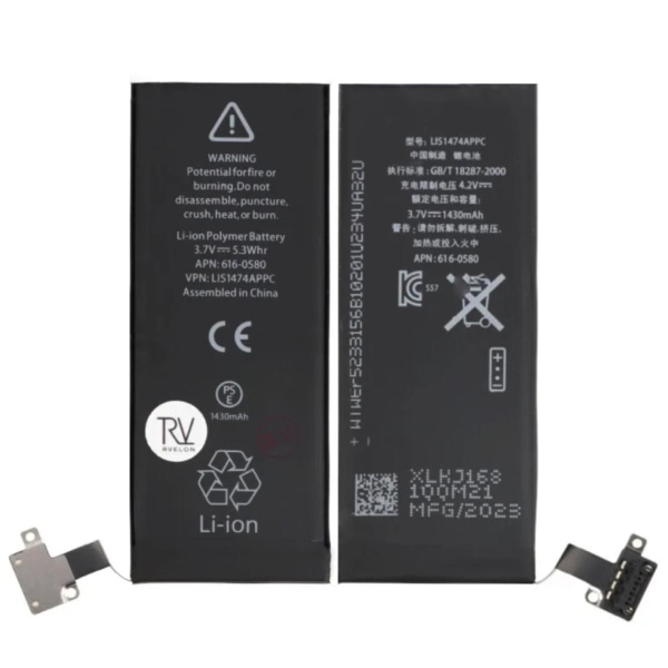 iPhone 4S Batteri Hög Kvalité svart