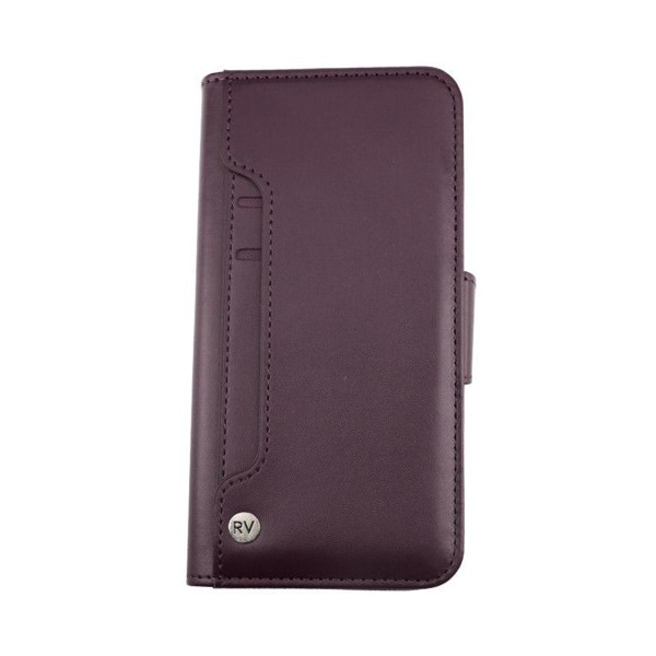 iPhone 13 Mini Plånboksfodral Extra Kortfack Rvelon - Mörklila Dark purple