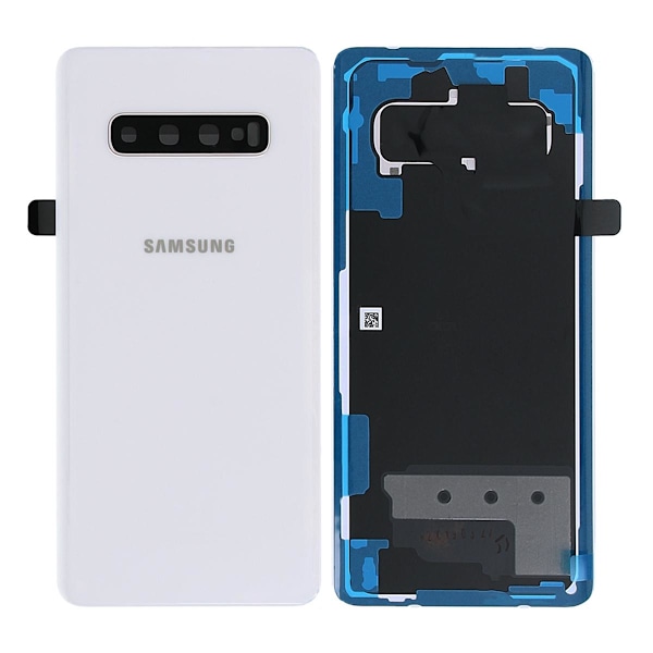 Samsung Galaxy S10 Plus (SM-G975F) Baksida Original - Keramik Vit Warm white