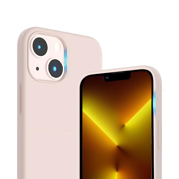 iPhone 14 Silikonskal Rvelon MagSafe - Sand Rosa Baby rosa