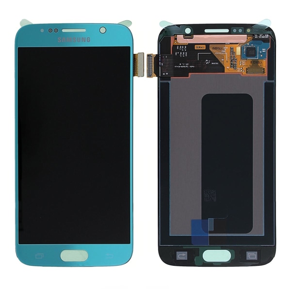 Samsung Galaxy S6 (SM-G920F) Skärm med LCD Display Original - Bl Blå