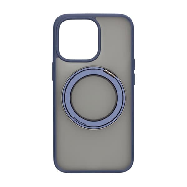 iPhone 13 Pro Mobilskal Roterande Magsafe Stativ - Blå Blue