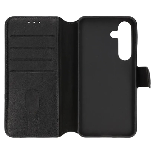 Samsung Galaxy S24 Plånboksfodral Läder Rvelon - Svart Svart