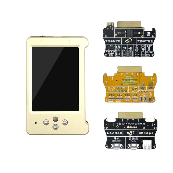 3-i-1 Truetillne Programmerare för iPhone 8-11 Pro Max Skärm/Dis Guld