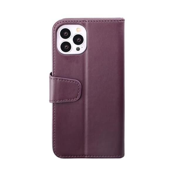 iPhone 14 Pro Plånboksfodral Extra Kortfack Rvelon - Lila Lila