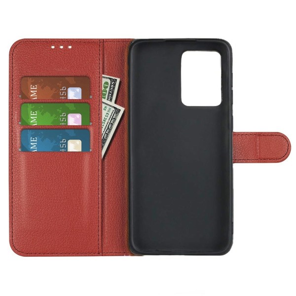 Motorola Moto E13 Plånboksfodral med Stativ - Brun