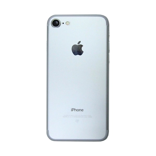 iPhone 7 Baksida med Komplett Ram med Batteri (Begagnad) - Silver White