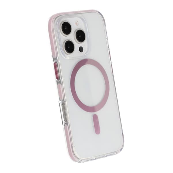 iPhone 16 Pro Max Mobilskal Magnet Dubbelskydd - Rosa Pink