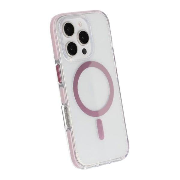 iPhone 16 Pro Max Mobilskal Magnet Dubbelskydd - Rosa Rosa