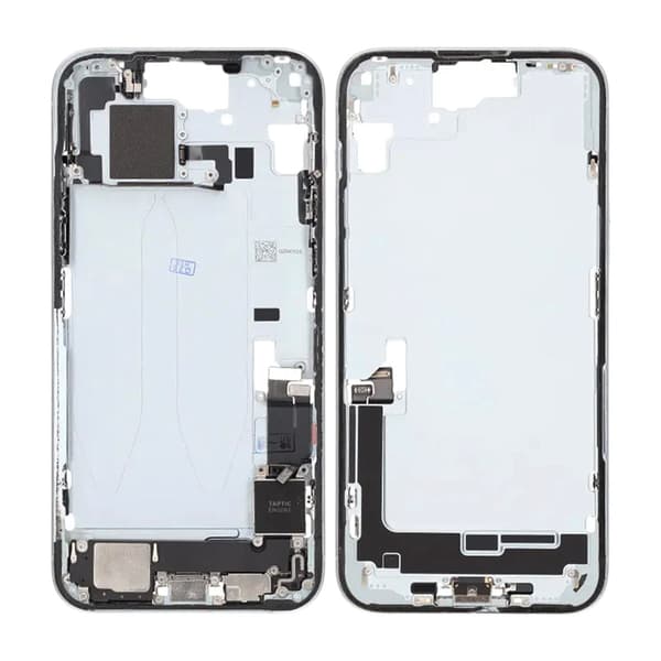 Mittenram med smådelar för iPhone 15 Plus - Blå OEM Blå