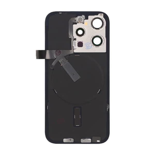 iPhone 15 Pro Baksida Glas Komplett OEM - Titanvit Vit