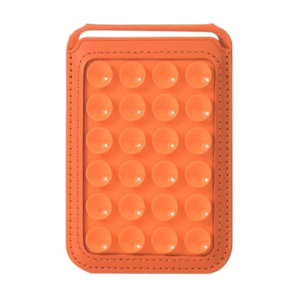 MagSafe Korthållare med Sugproppar och Stativ - Orange