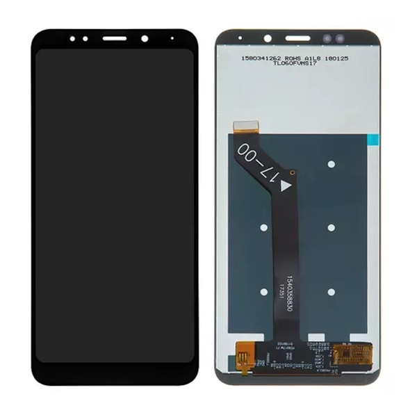 Xiaomi Redmi 5 Plus Skärm med LCD Display - Svart Black