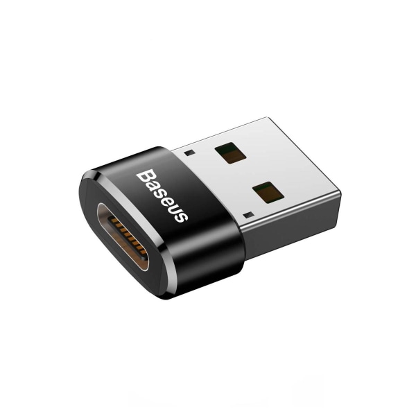 USB-C till USB-A Adapter Baseus Mini Black