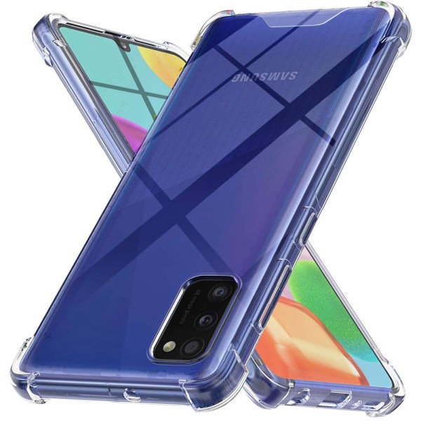 Stöttåligt Mobilskal Samsung Galaxy A41 - Transparent Transparent