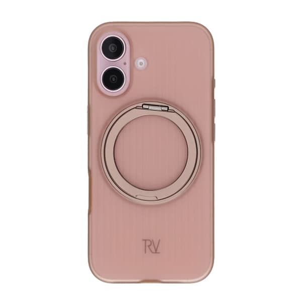 iPhone 16 Rvelon Skal Roterande Magnet Stativ - Brons brun