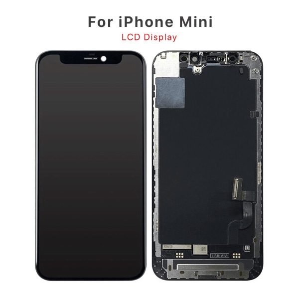 iPhone 12 Mini LCD Skärm Svart (tagen från ny iPhone) Black