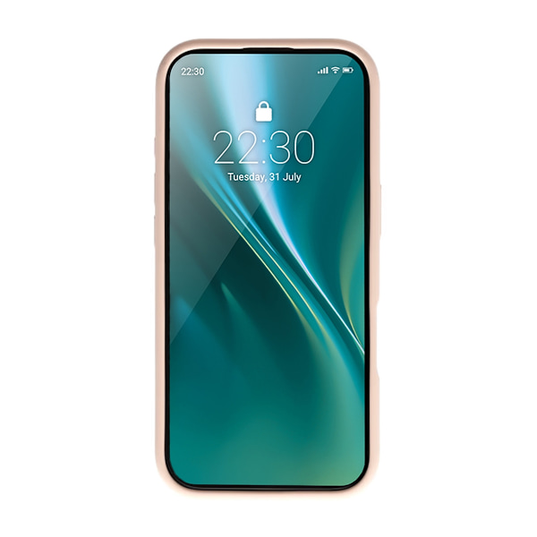 iPhone 16 Pro Max Mobilskal Silikon - Sand Rosa Rosa