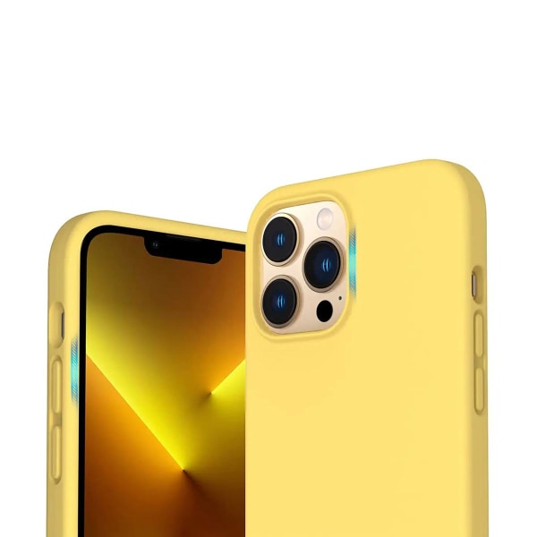 iPhone 14 Pro Max Silikonskal Rvelon - Gul Gul