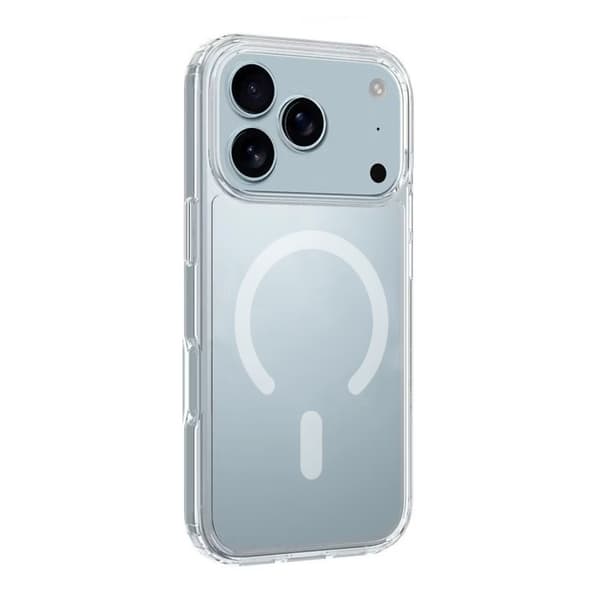Mobilskal Stöttåligt Magsafe för iPhone 17 Pro - Transparent gennemsigtig