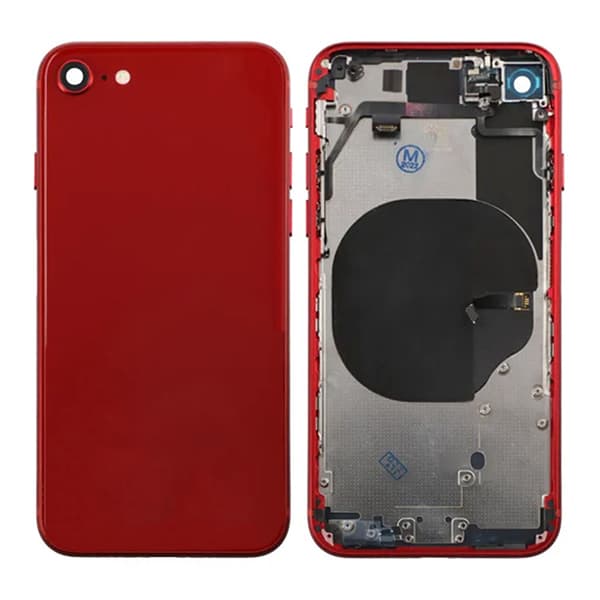 iPhone 8 Back Cover Complete OEM Red With Small Parts Red