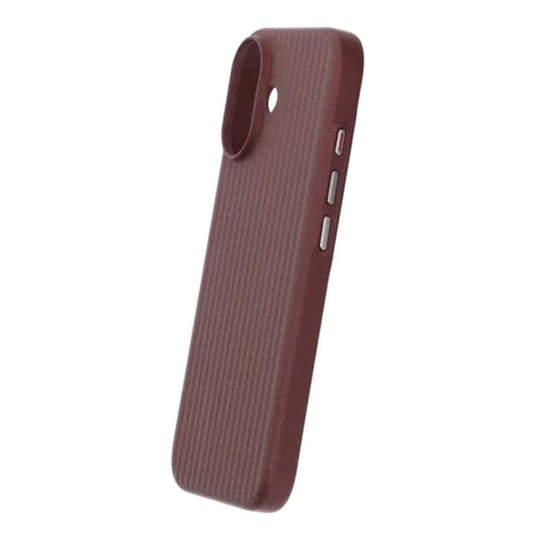 Aaltopahvikuori Magsafella iPhone 17:lle - Punainen punainen