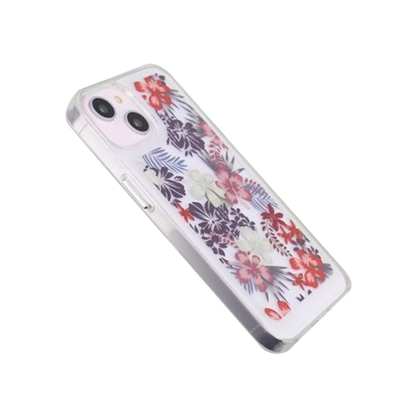 iPhone 14 Mobilskal med motiv - Röda Blommar Red
