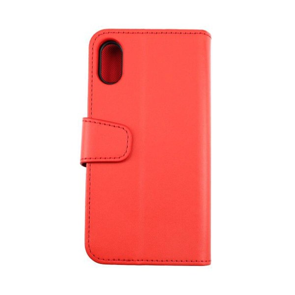 iPhone X/XS Plånboksfodral Extra Kortfack Rvelon - Röd Red