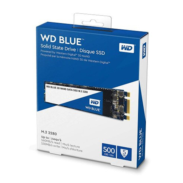WD Blue 3D NAND SSD SATA 3 500GB M2