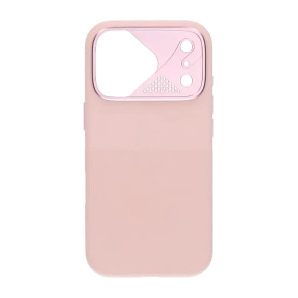 Silikonskal MagSafe med Kameraskydd till iPhone 17 Pro - Rosa vaaleanpunainen