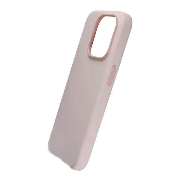iPhone 15 Pro Silikonskal Rvelon MagSafe - Rosa Ljusrosa
