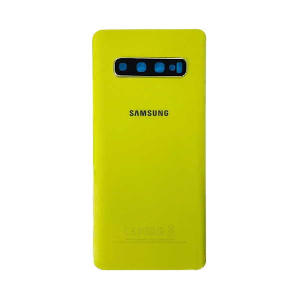 Samsung Galaxy S10 Plus Baksida - Gul Yellow